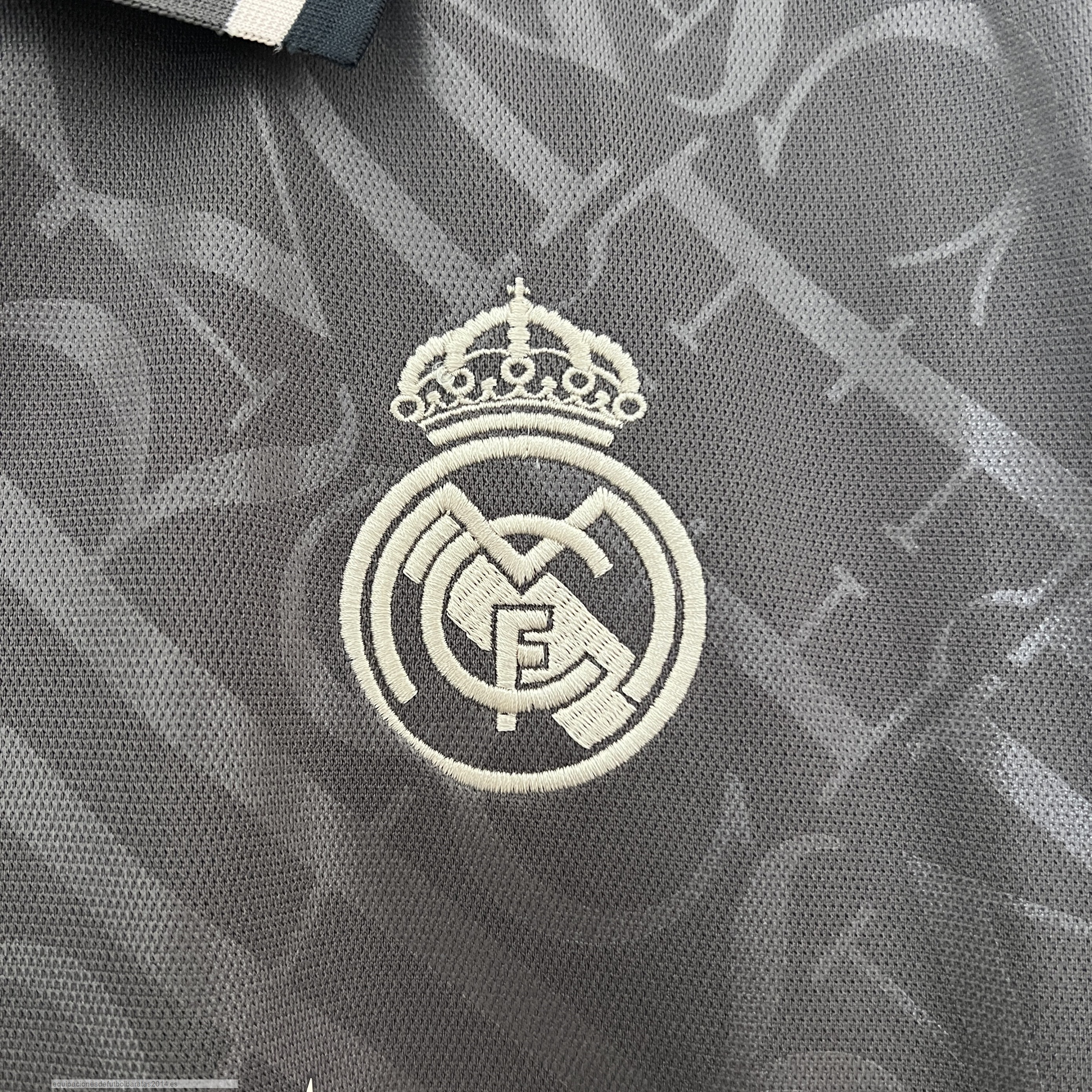 Nuevo Tailandia 3ª Camiseta Real Madrid 24/25 Negro Baratas